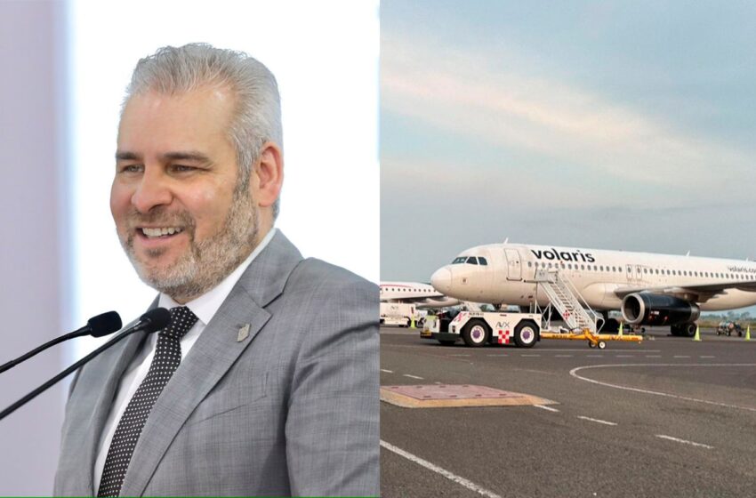  Bedolla anuncia la apertura de 8 nuevas rutas con Volaris