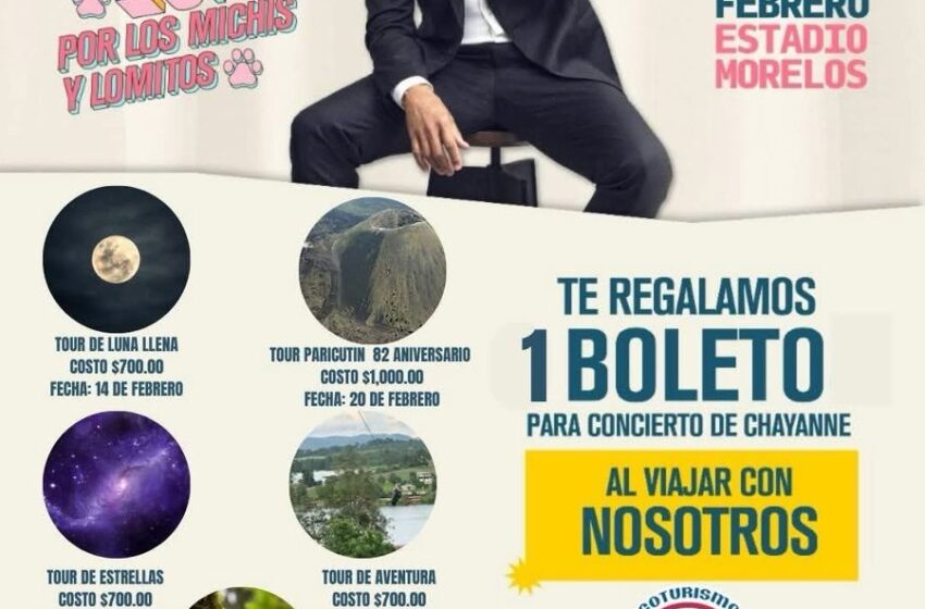  Última semana para conseguir en hoteles y restaurantes boletos para Chayanne