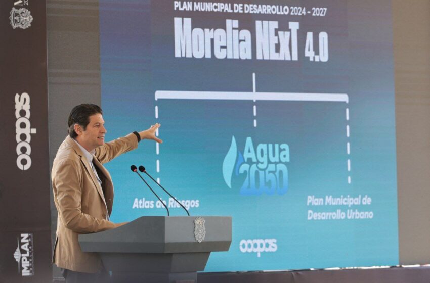  Presenta Alfonso Martínez el Plan Hídrico; garantiza agua por los próximos 25 años
