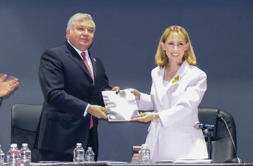  Recibe Congreso del Estado Informe de labores del Tribunal en Materia Anticorrupción y Administrativa