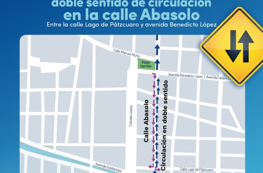  Gobierno de Morelia implementará cambios de sentido para mejorar movilidad en calle Abasolo
