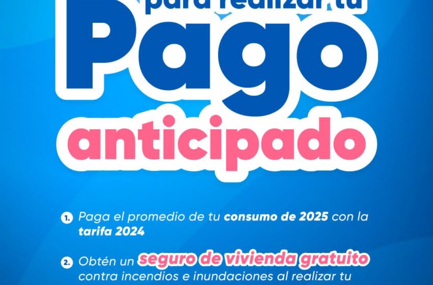 Último día para realizar el Pago Anticipado del OOAPAS