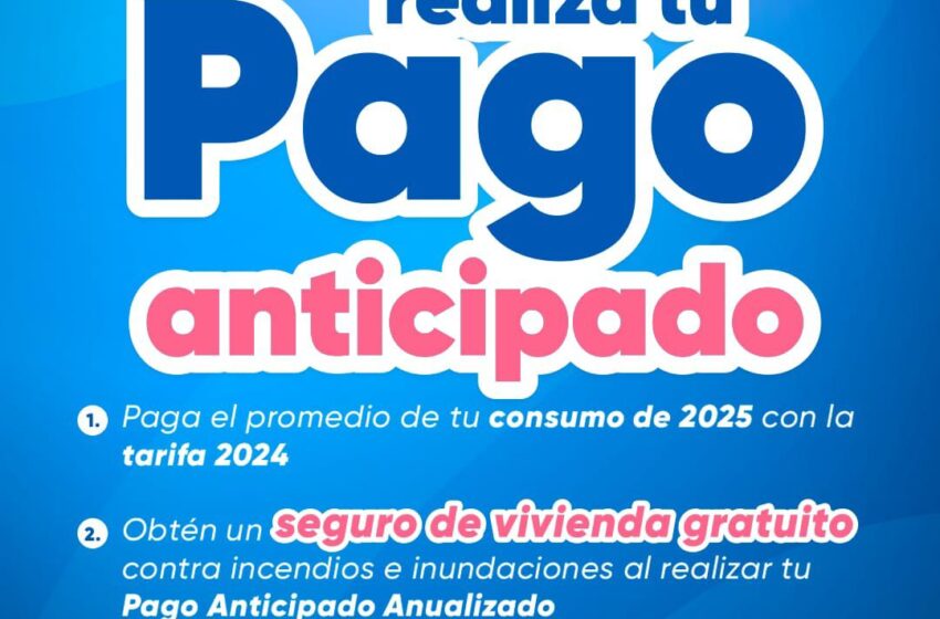  Descuentos por Pago Anticipado del OOAPAS se extiende todo el mes de febrero