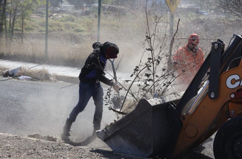 Gobierno de Morelia atiende con limpieza integral la Avenida Miguel Hidalgo y Oriente 6