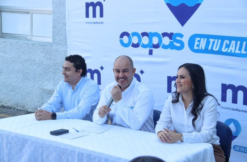  ‘Ooapas en tu calle’ atenderá de forma más cercana a las y los morelianos