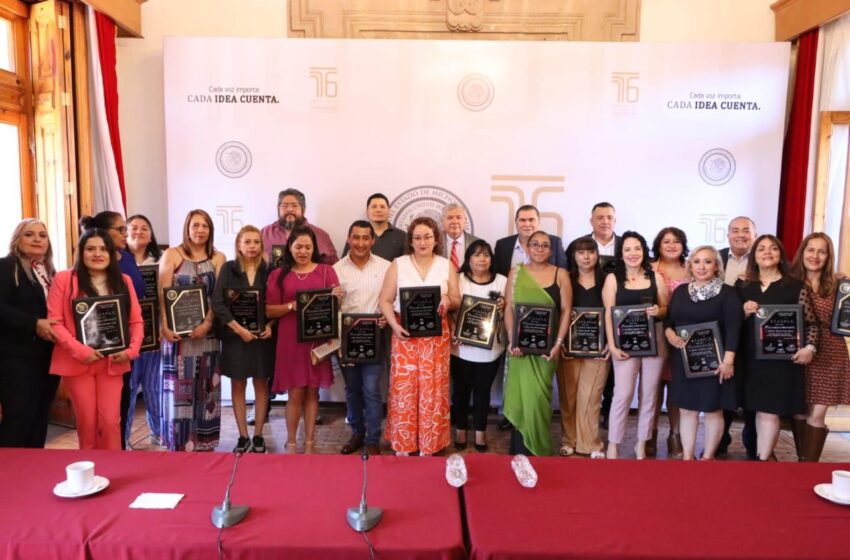  Congreso del Estado y STASPLE reconocen a sus trabajadores sindicalizados