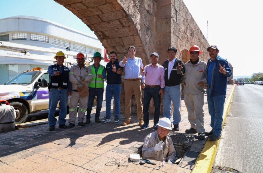  Acueducto de Morelia brillará más: Alfonso Martínez