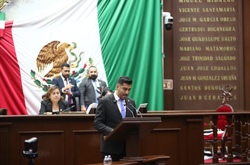  Impulsa Poncho Chávez reforma para sancionar la violencia política de género en el Congreso de Michoacán