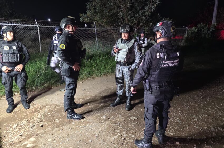  SSP y Defensa aseguran y desactivan 3 artefactos explosivos en Uruapan