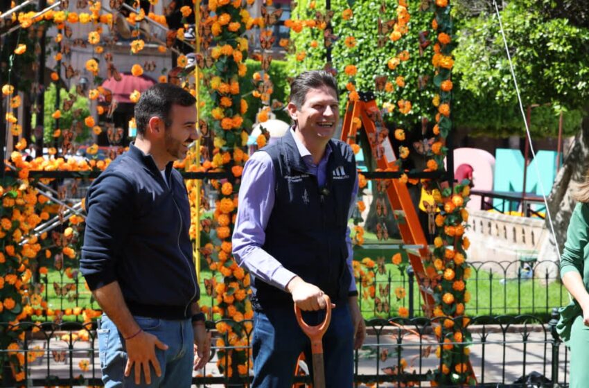 Morelia se viste de colores y olores del cempasúchil