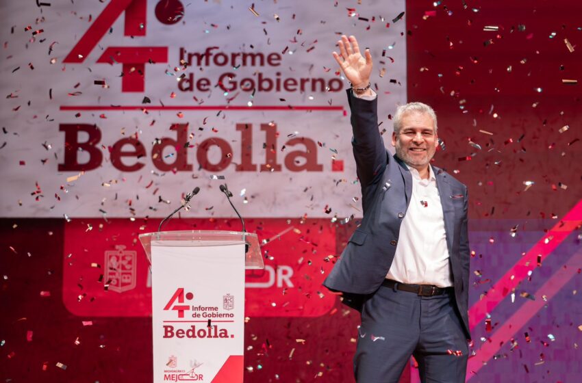  Finanzas públicas en Michoacán se manejan sin corrupción, con inteligencia y capacidad: Bedolla