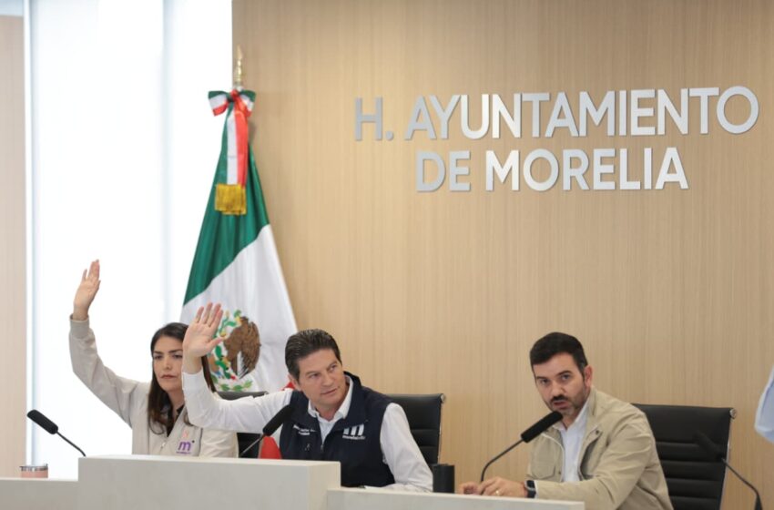  Gobierno de Morelia aprueba recursos para obras y acciones