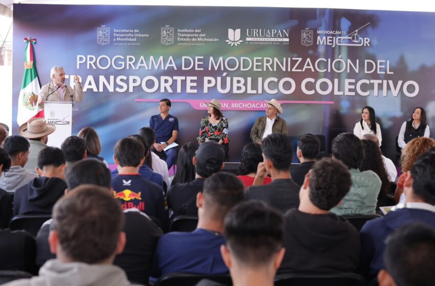  ¡Renovación en marcha! Uruapan recibirá primeros 80 camiones de transporte público: Bedolla