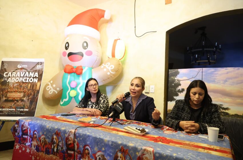  Gobierno de Morelia anuncia llegada de Caravana Navideña de Adopción