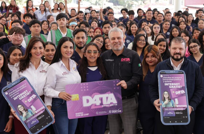  Antes era un gasto, hoy es un derecho; con internet gratis Bedolla transforma educación pública