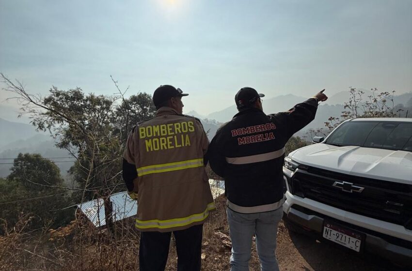  Protección Civil de Morelia atiende incendios en el Sur del municipio
