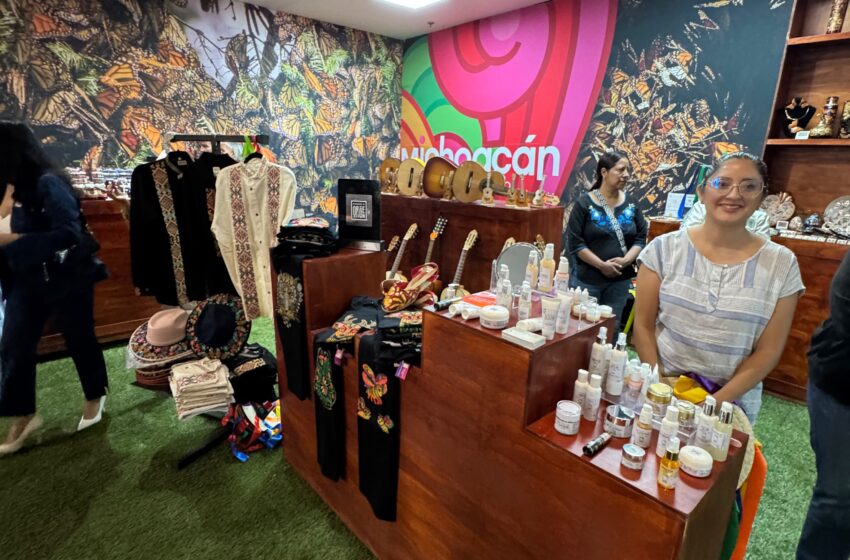  Michoacán lleva su riqueza productiva y artesanal a Punto México